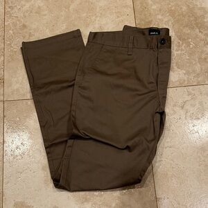 RVCA Men's Tan Chinos